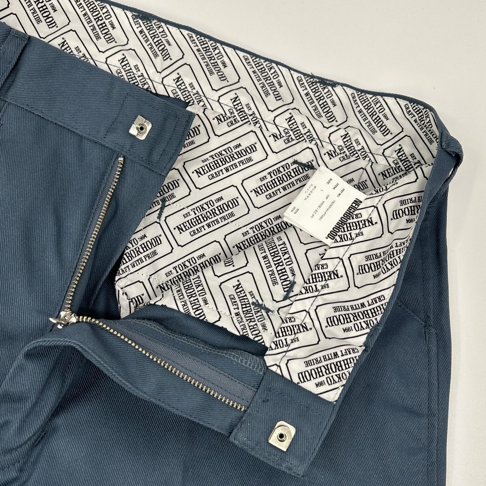 NEIGHBORHOOD ネイバーフッド 192SPNH-PTM01 グレー WPWIDE/EC-PT ワイドシルエット チノパンツ ボトムス