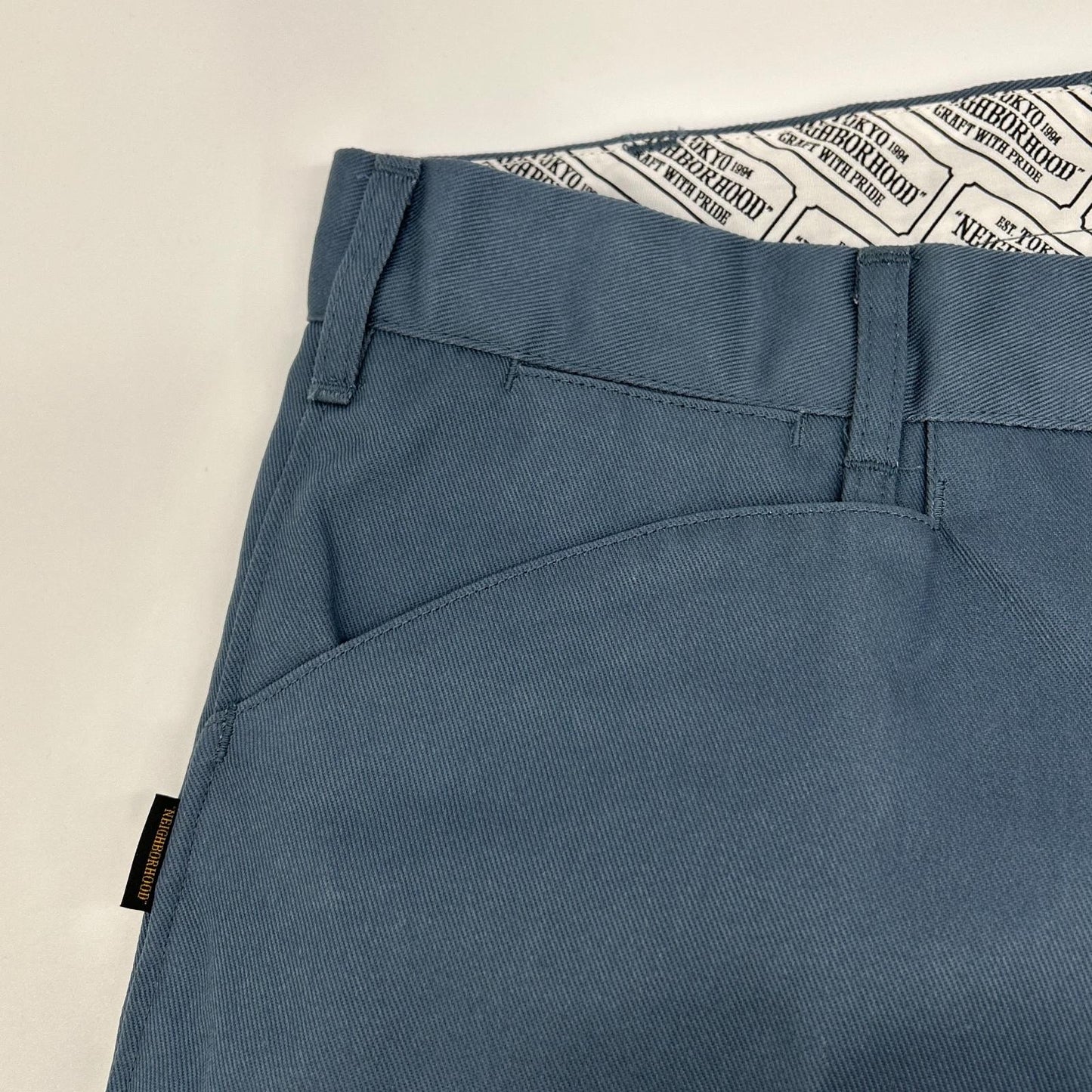 NEIGHBORHOOD ネイバーフッド 192SPNH-PTM01 グレー WPWIDE/EC-PT ワイドシルエット チノパンツ ボトムス