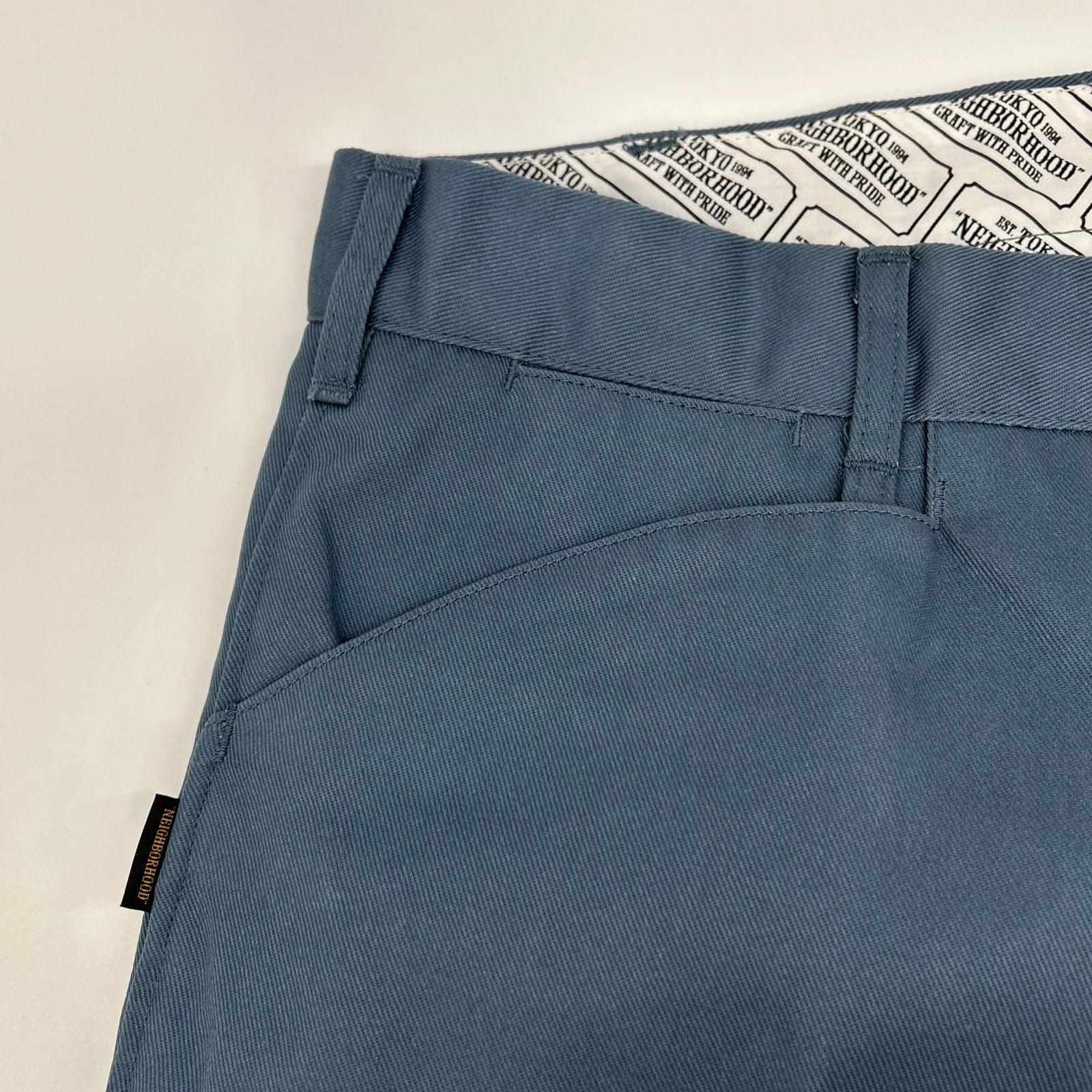 NEIGHBORHOOD ネイバーフッド 192SPNH-PTM01 グレー WPWIDE/EC-PT ワイドシルエット チノパンツ ボトムス