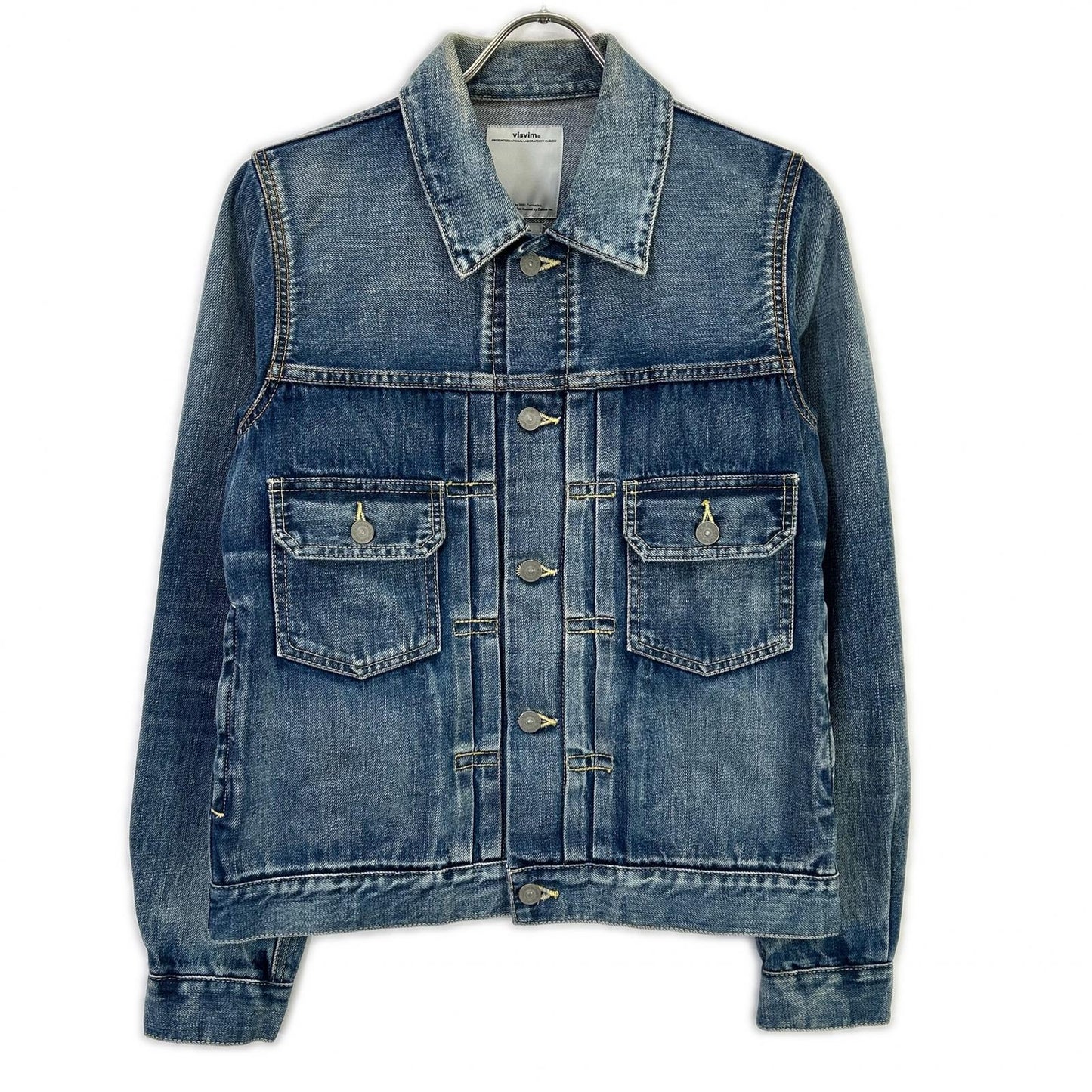 VISVIM ビズビム 16AW 0116205006001 インディゴ ブルーセルビッチ SS 101 JKT DAMAGED デニムジャケット ジャケット