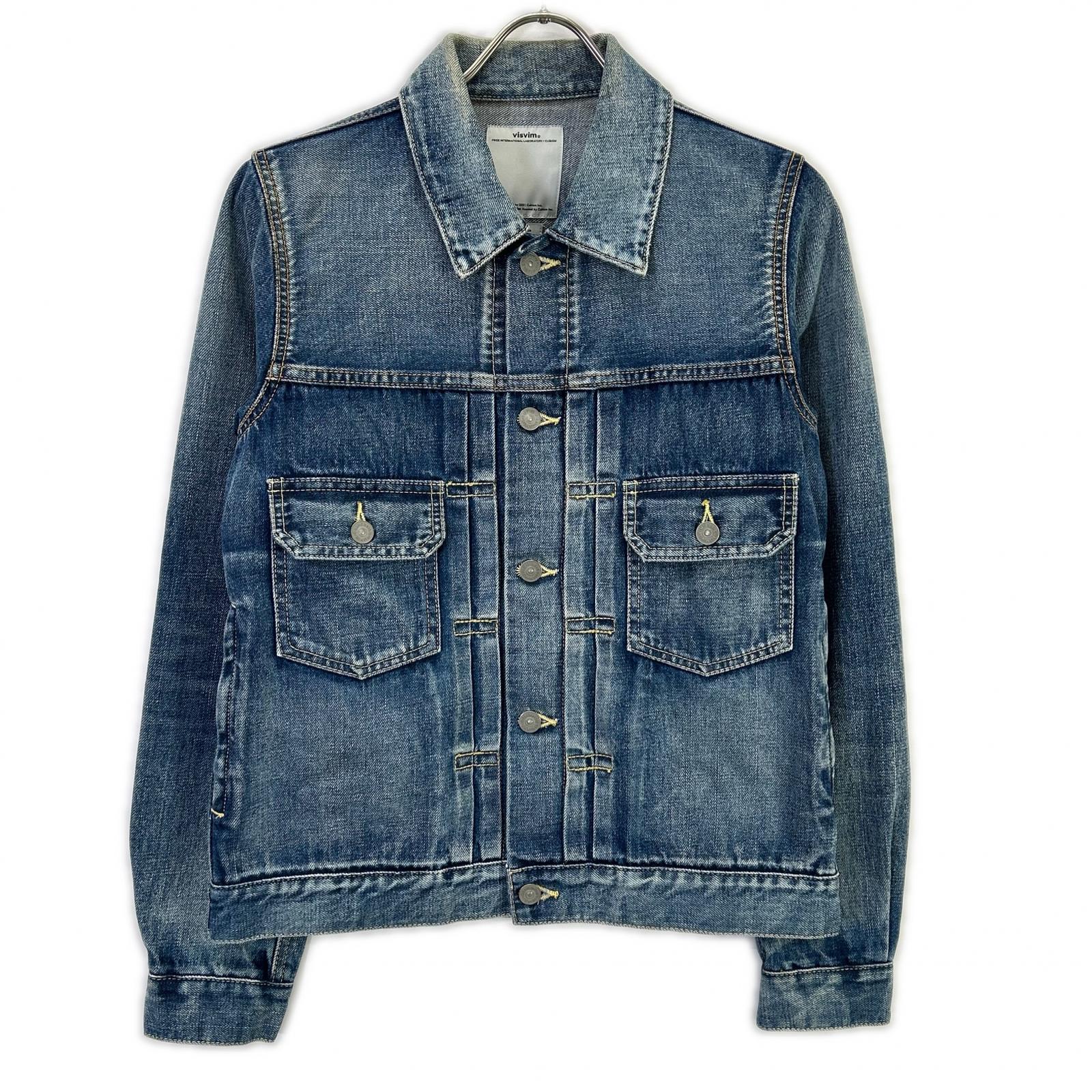 VISVIM ビズビム 16AW 0116205006001 インディゴ ブルーセルビッチ SS 101 JKT DAMAGED デニムジャケット ジャケット
