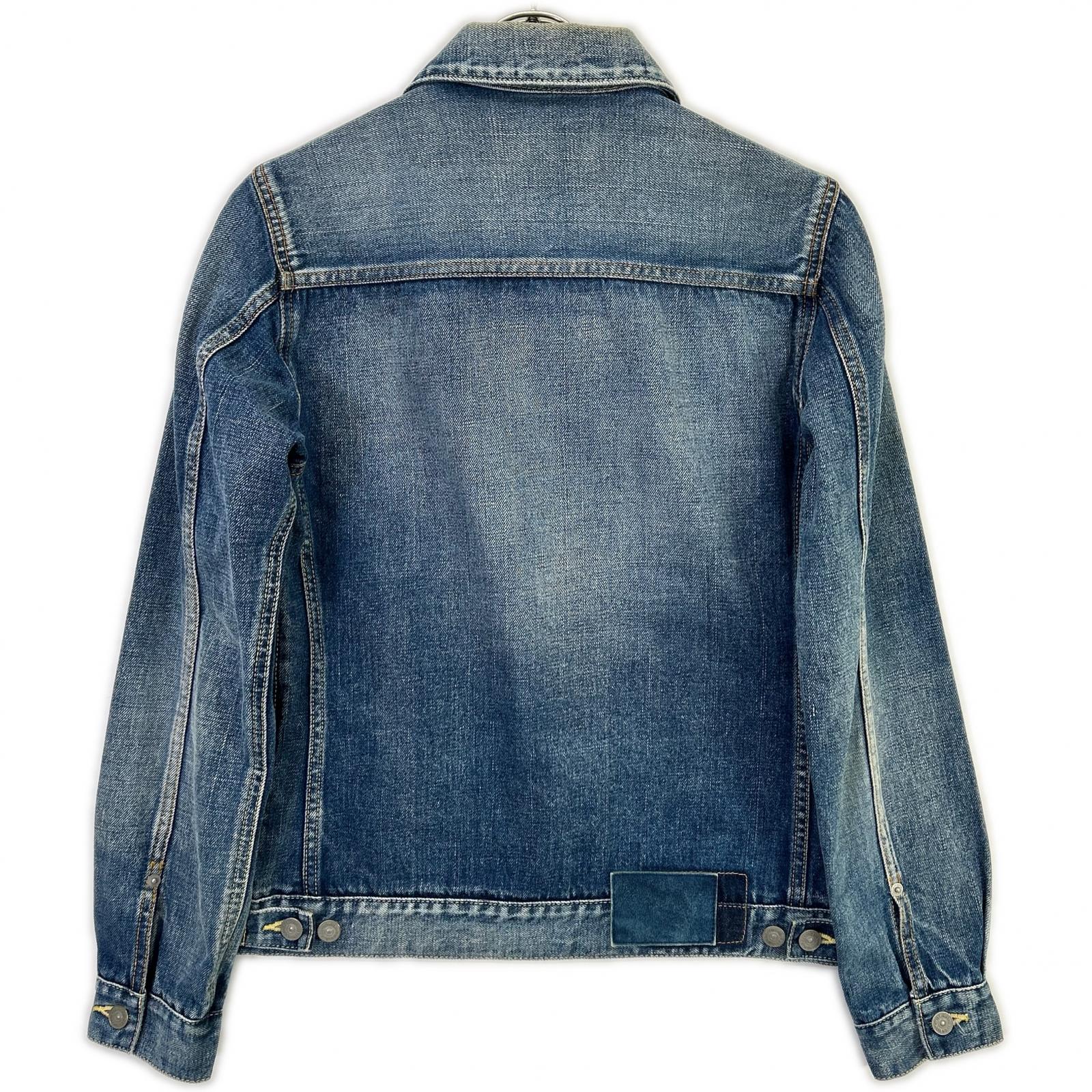 VISVIM ビズビム 16AW 0116205006001 インディゴ ブルーセルビッチ SS 101 JKT DAMAGED デニムジャケット ジャケット