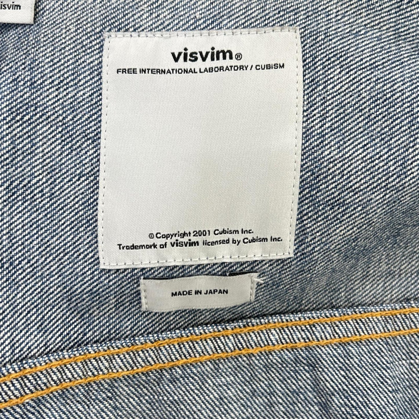 VISVIM ビズビム 16AW 0116205006001 インディゴ ブルーセルビッチ SS 101 JKT DAMAGED デニムジャケット ジャケット