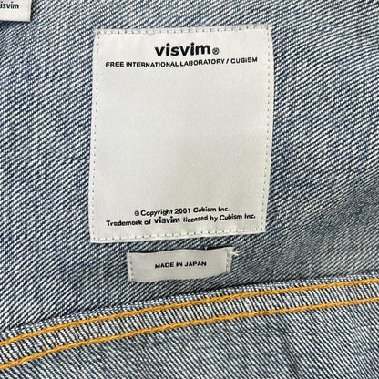 VISVIM ビズビム 16AW 0116205006001 インディゴ ブルーセルビッチ SS 101 JKT DAMAGED デニムジャケット ジャケット