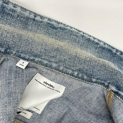 VISVIM ビズビム 16AW 0116205006001 インディゴ ブルーセルビッチ SS 101 JKT DAMAGED デニムジャケット ジャケット
