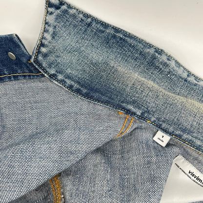 VISVIM ビズビム 16AW 0116205006001 インディゴ ブルーセルビッチ SS 101 JKT DAMAGED デニムジャケット ジャケット