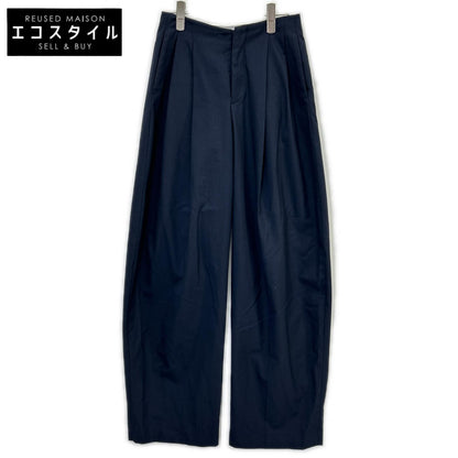 IRENE アイレネ 25SS 27S88002 ネイビー ウール混 Vライントラウザーパンツ ボトムス
