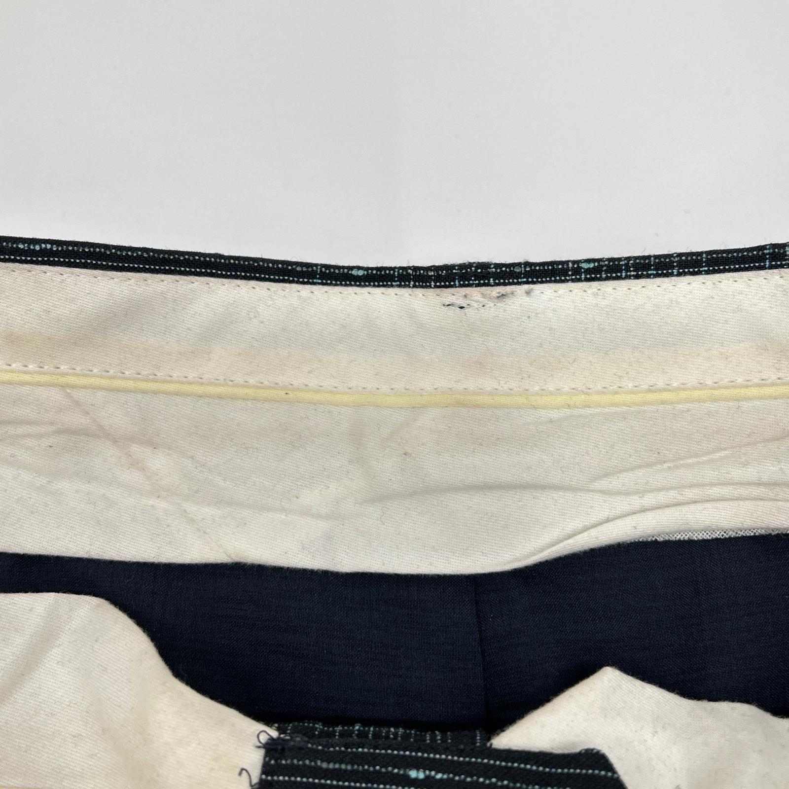 IRENE アイレネ 25SS 27S88009 ブラック ウール混 ノットステッチライントラウザー ボトムス