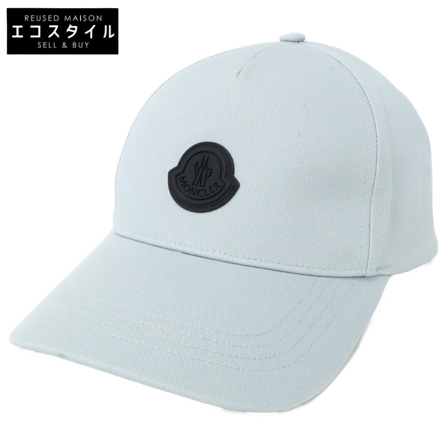 MONCLER モンクレール 【新品同様/国内正規】25年製 L10933B00011 0U082 BASEBALL CAP シリコンロゴパッチ ベースボールキャップ 帽子