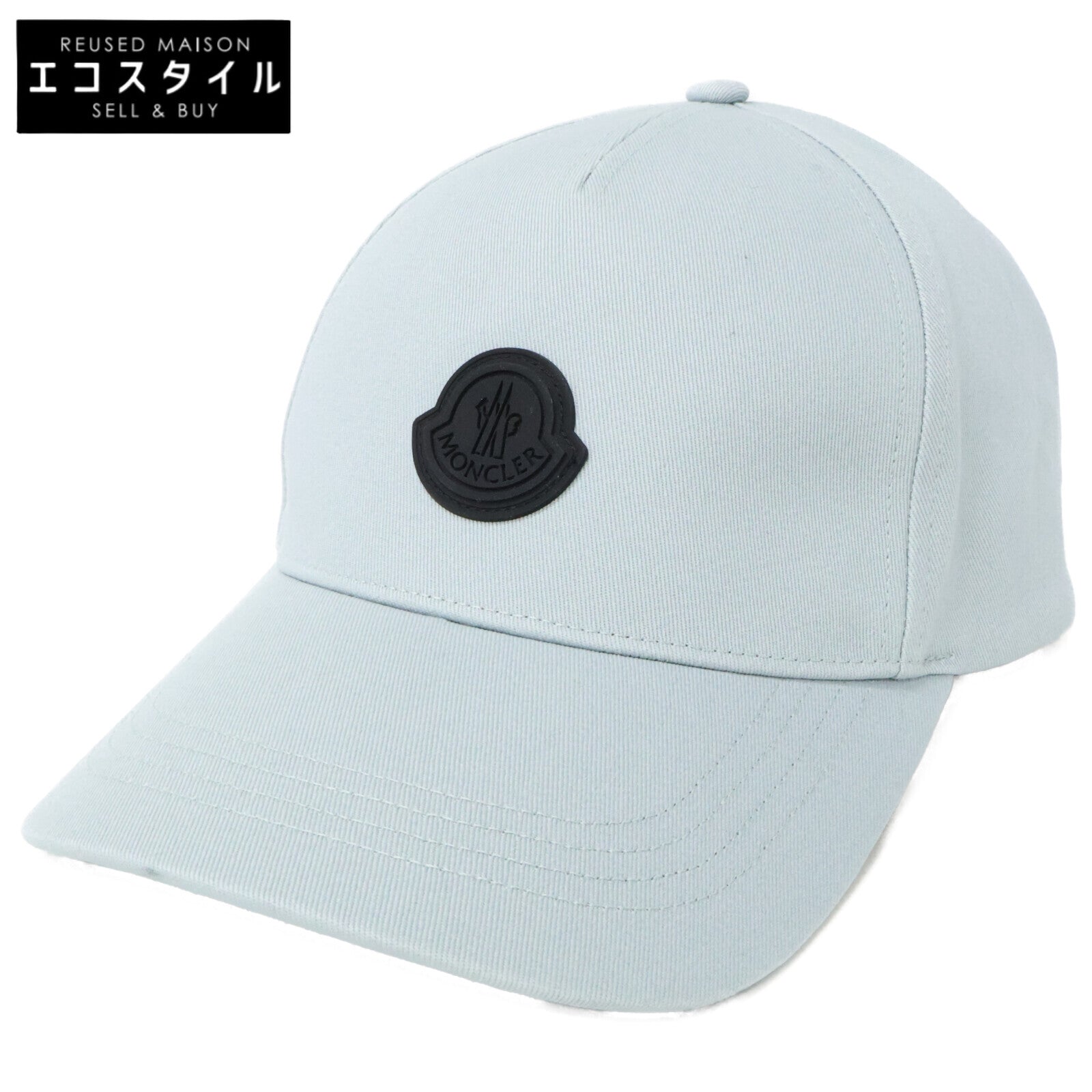MONCLER モンクレール 【新品同様/国内正規】25年製 L10933B00011 0U082 BASEBALL CAP シリコンロゴパッチ ベースボールキャップ 帽子