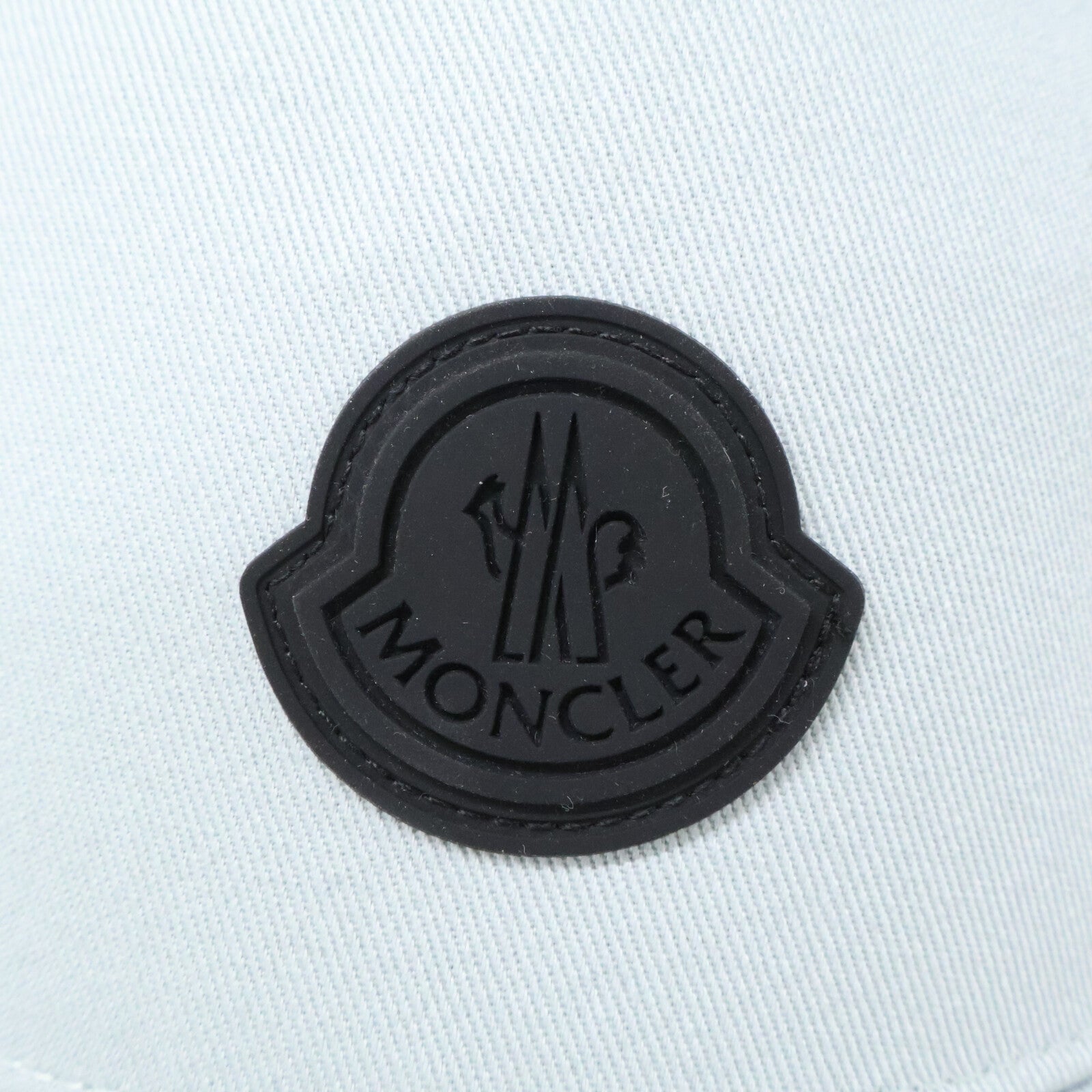 MONCLER モンクレール 【新品同様/国内正規】25年製 L10933B00011 0U082 BASEBALL CAP シリコンロゴパッチ ベースボールキャップ 帽子