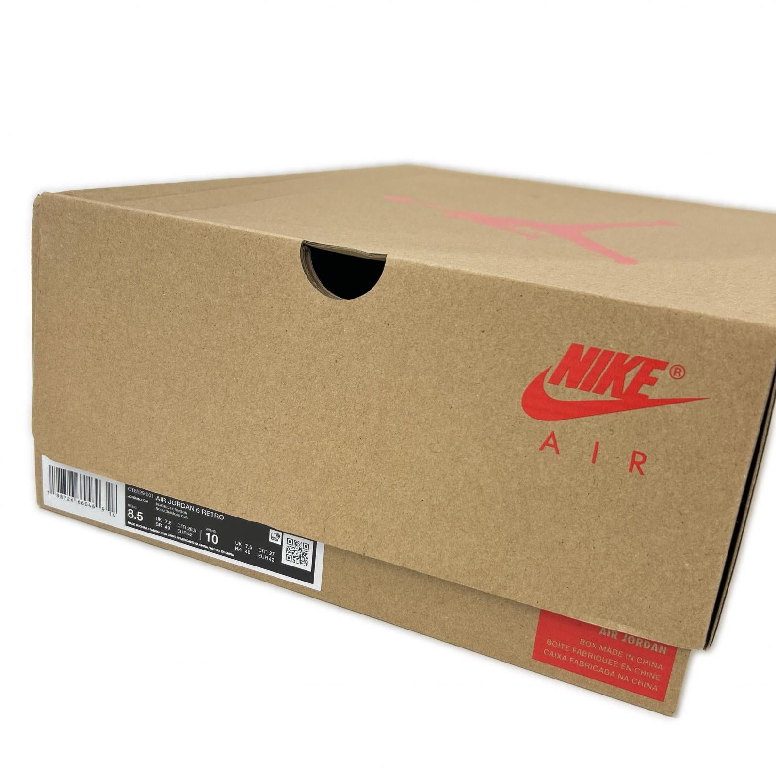 NIKE Nike 【Like new】CT8529-001 AIR JORDAN 6 RETRO Infrared Salesman high-top sneakers Shoes