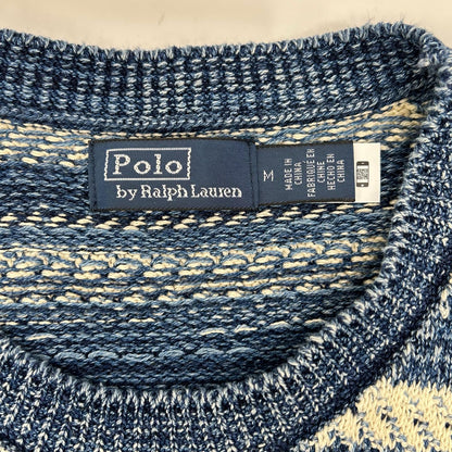 POLO RALPH LAUREN ポロ ラルフローレン 0200011718 本藍染め ストライプドコットン ショートスリーブニットプルオーバー トップス