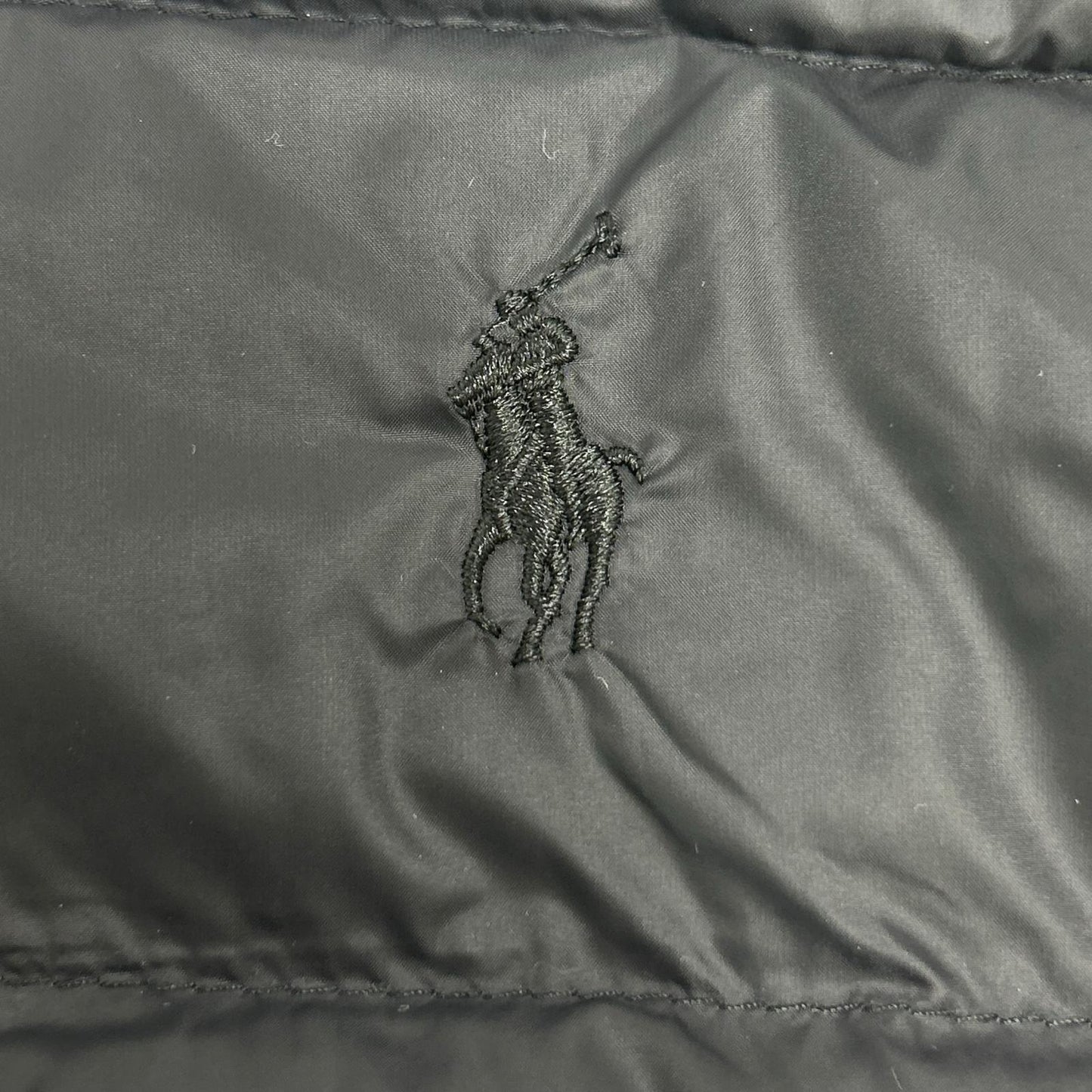 POLO RALPH LAUREN ポロ ラルフローレン 0200014380 ブラック ナイロン ポニー刺繍 パッカブル キルテッドベスト ベスト