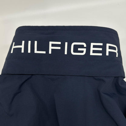 TOMMYHILFIGER トミーヒルフィガー 0183037 ネイビー ナイロン ロゴ刺繍 スタンドカラージップジャケット ジャケット