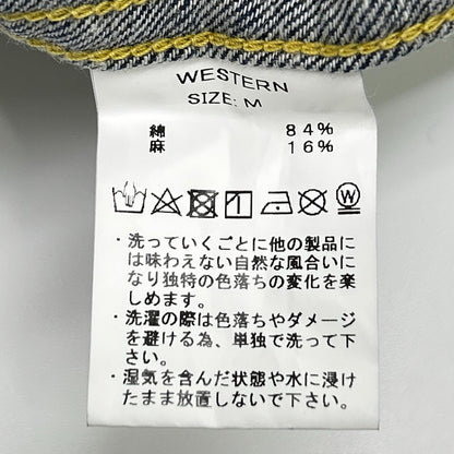 YCHAI イカイ インディゴ ウエスタンデニムシャツ トップス