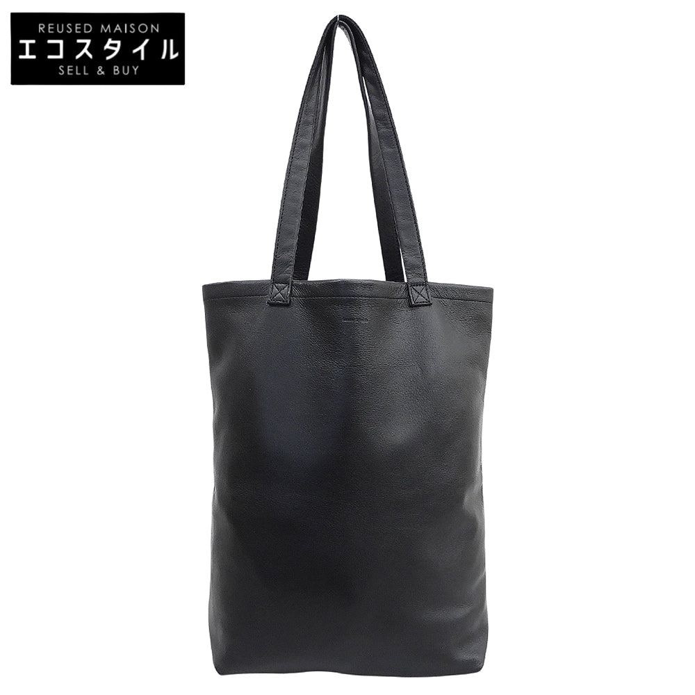 Hender Scheme エンダースキーマ 美品 レザー ロゴ刻印 COW BAG M カウバッグM トートバッグ レディース ブラック トートバッグ