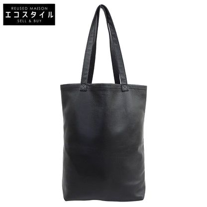 Hender Scheme エンダースキーマ 美品 レザー ロゴ刻印 COW BAG M カウバッグM トートバッグ レディース ブラック トートバッグ
