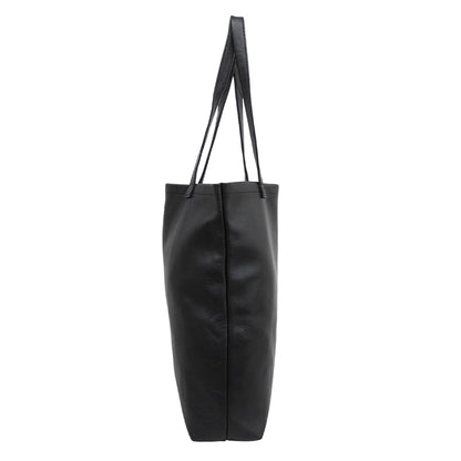 Hender Scheme エンダースキーマ 美品 レザー ロゴ刻印 COW BAG M カウバッグM トートバッグ レディース ブラック トートバッグ