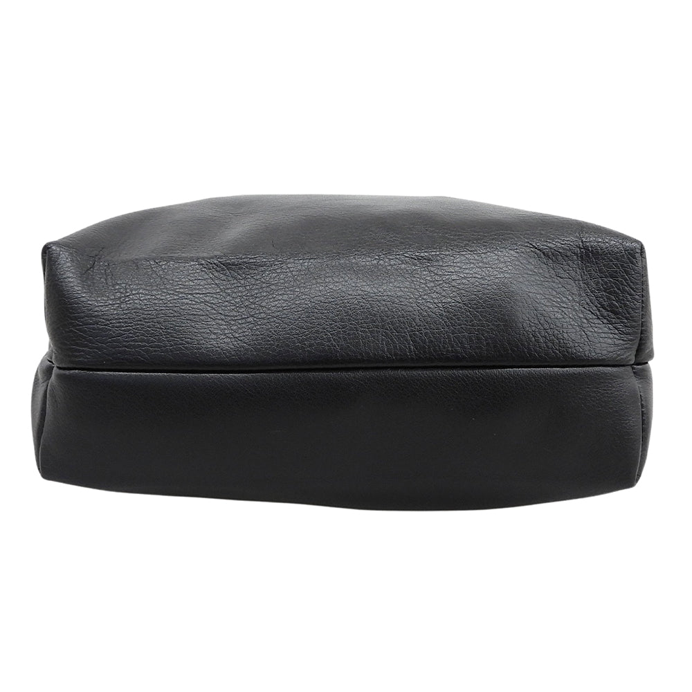 Hender Scheme エンダースキーマ 美品 レザー ロゴ刻印 COW BAG M カウバッグM トートバッグ レディース ブラック トートバッグ
