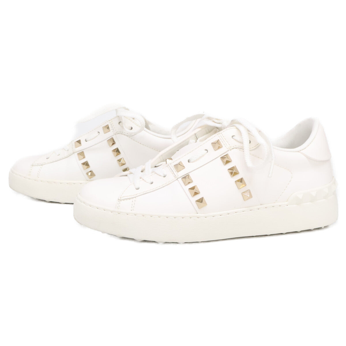 Valentino Garavani ヴァレンティノガラヴァーニ ロックスタッズ レザー ローカットスニーカー シューズ