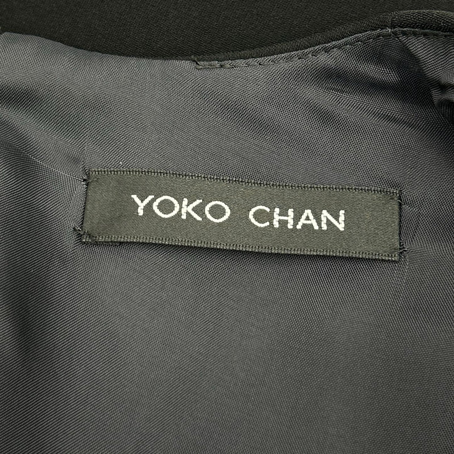 YOKOCHAN ヨーコチャン YCD-518-355 ブラック ペプラムワンピース ワンピース