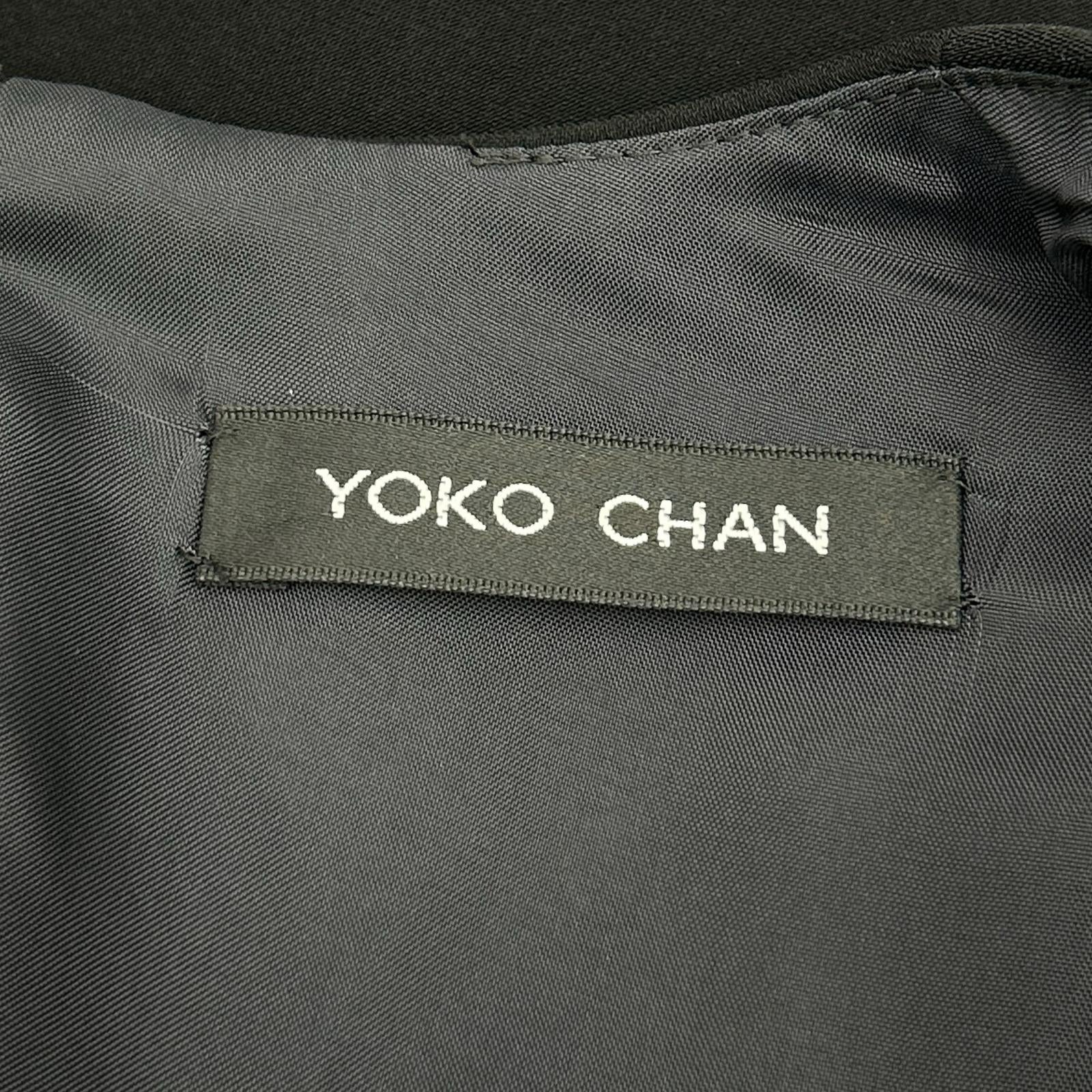 YOKOCHAN ヨーコチャン YCD-518-355 ブラック ペプラムワンピース ワンピース