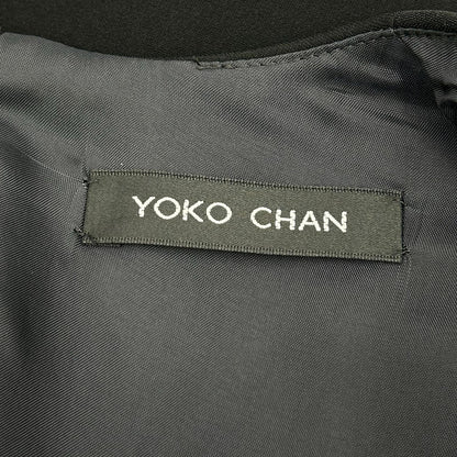 YOKOCHAN ヨーコチャン YCD-518-355 ブラック ペプラムワンピース ワンピース