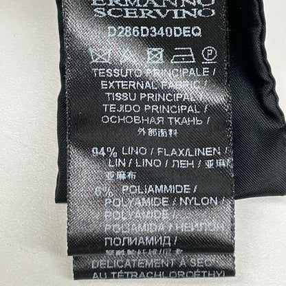 ERMANNO SCERVINO エルマノシェルビーノ D286D340DEQ ホワイト×ブラック リネン混 フロントリボン ツイードミディアムコート コート