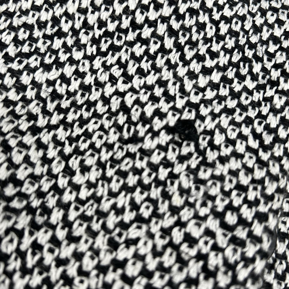 ERMANNO SCERVINO エルマノシェルビーノ D286D340DEQ White × Black Linen-Blend Front-Ribbon Tweed Medium Coat Coat