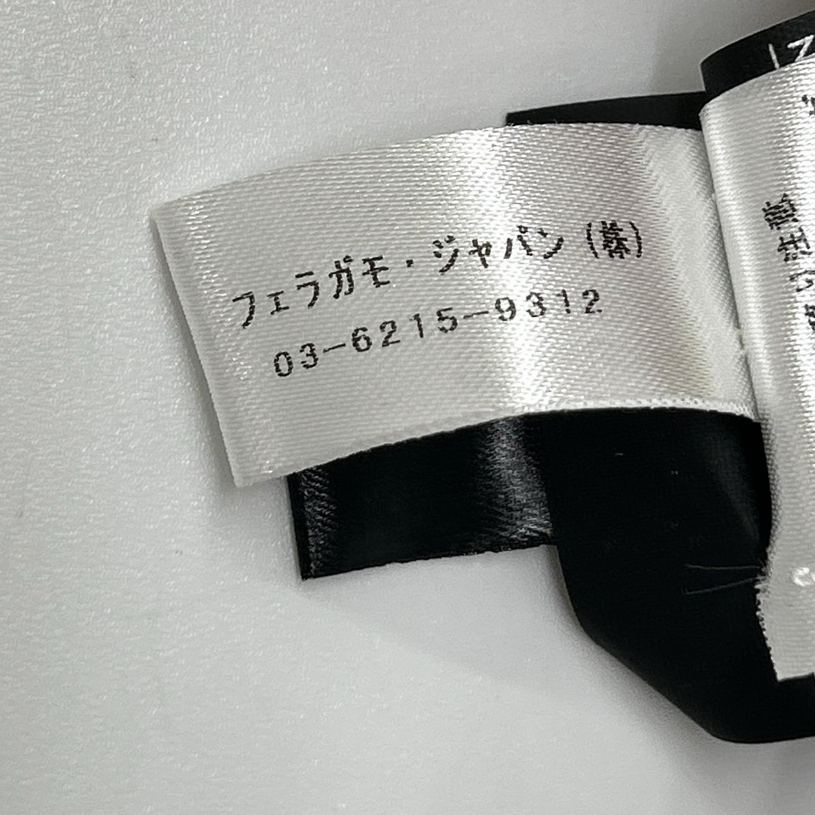 Salvatore Ferragamo サルヴァトーレフェラガモ 5461-004 ダークグレー ウール グレンチェック タックショートスカート スカート