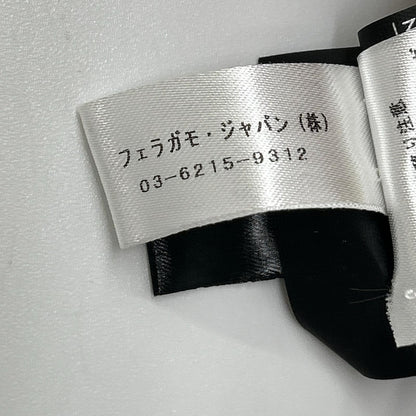 Salvatore Ferragamo サルヴァトーレフェラガモ 5461-004 ダークグレー ウール グレンチェック タックショートスカート スカート