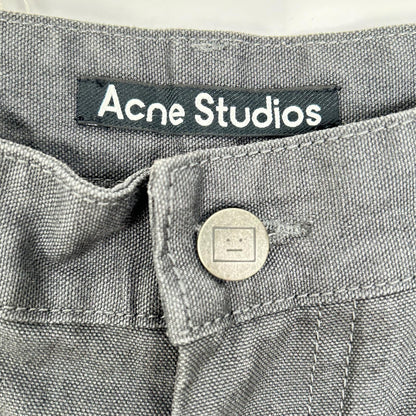 ACNE STUDIOS アクネ ストゥディオズ FA-UX-TROU000118 グレー ダブルニーデニムパンツ ボトムス
