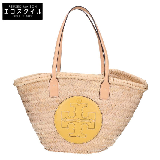 Tory Burch トリーバーチ エラ ストロー バスケットバッグ トートバッグ