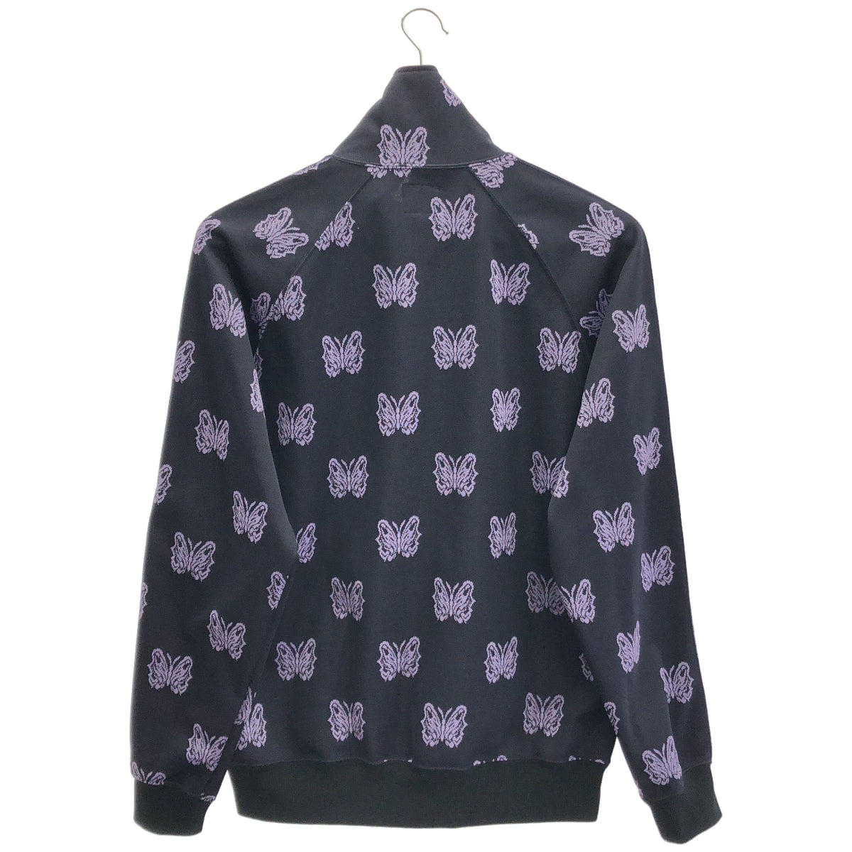 needles ニードルズ 【×Kae Tanaka】QV424 25SS パープル H.D.Track jacket - Poly Jacquard パピヨン 総柄トラックジャケット ジャケット