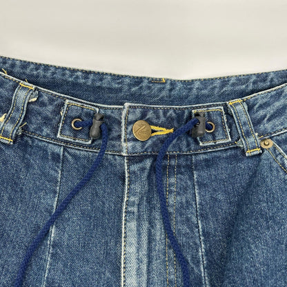 needles ニードルズ QV159 インディゴ H.D. Buggy Pant - Jean / 12oz Denim ヒザデルバギーデニムパンツ ボトムス