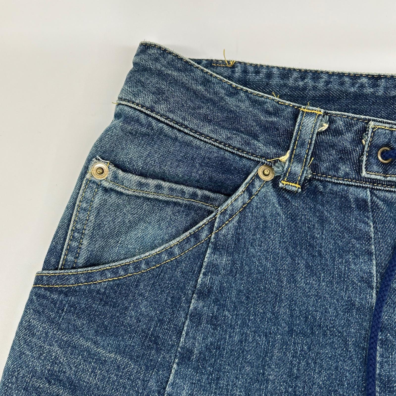 needles ニードルズ QV159 インディゴ H.D. Buggy Pant - Jean / 12oz Denim ヒザデルバギーデニムパンツ ボトムス