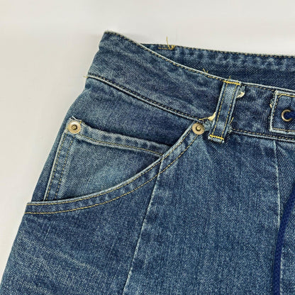 needles ニードルズ QV159 インディゴ H.D. Buggy Pant - Jean / 12oz Denim ヒザデルバギーデニムパンツ ボトムス