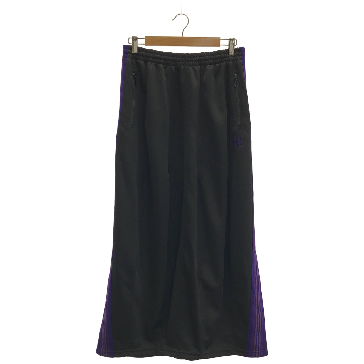 needles ニードルズ 【×BEAMS BOY】RW1555 ブラック H.D.Track Skirt ヒザデルトラックスカート ボトムス