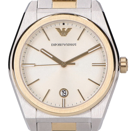 EMPORIOARMANI エンポリオアルマーニ 【美品】AR11716 FEDERICO 3針デイト クオーツ 腕時計