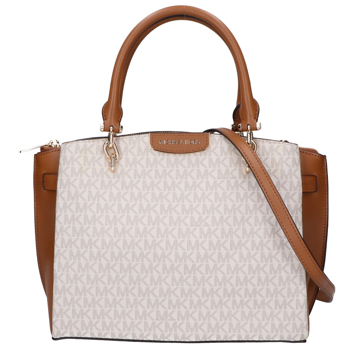 MICHAEL KORS マイケルコース 【美品】30F9GV8S3B ROCHELLE ラージ 2WAY サッチェルバッグ ハンドバッグ