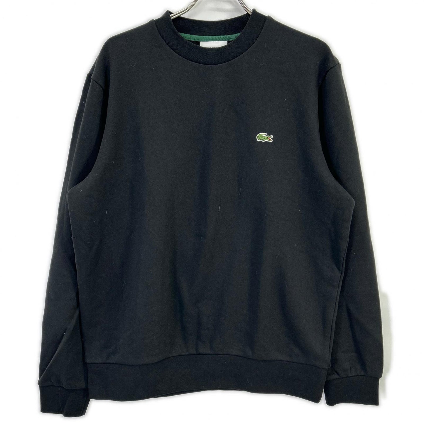 Lacoste ラコステ SH9801 ブラック エッセンシャルクルーネックスウェット トップス
