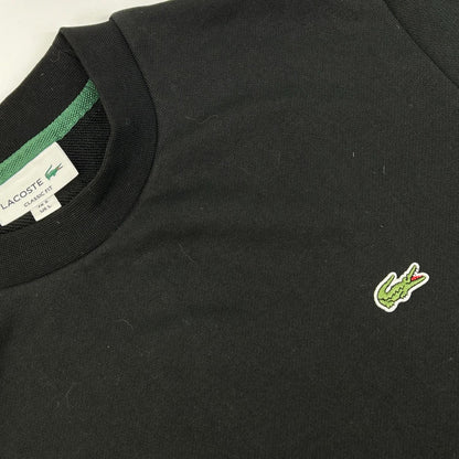 Lacoste ラコステ SH9801 ブラック エッセンシャルクルーネックスウェット トップス