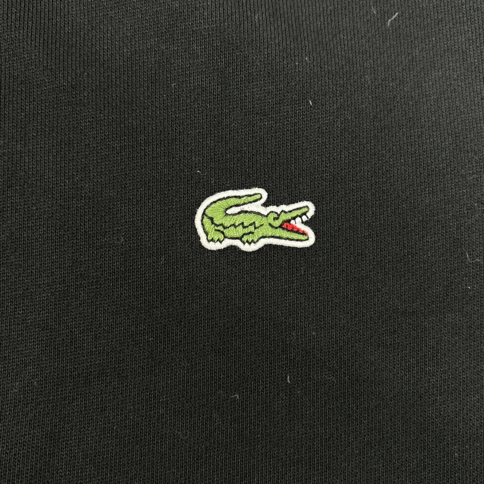 Lacoste ラコステ SH9801 ブラック エッセンシャルクルーネックスウェット トップス