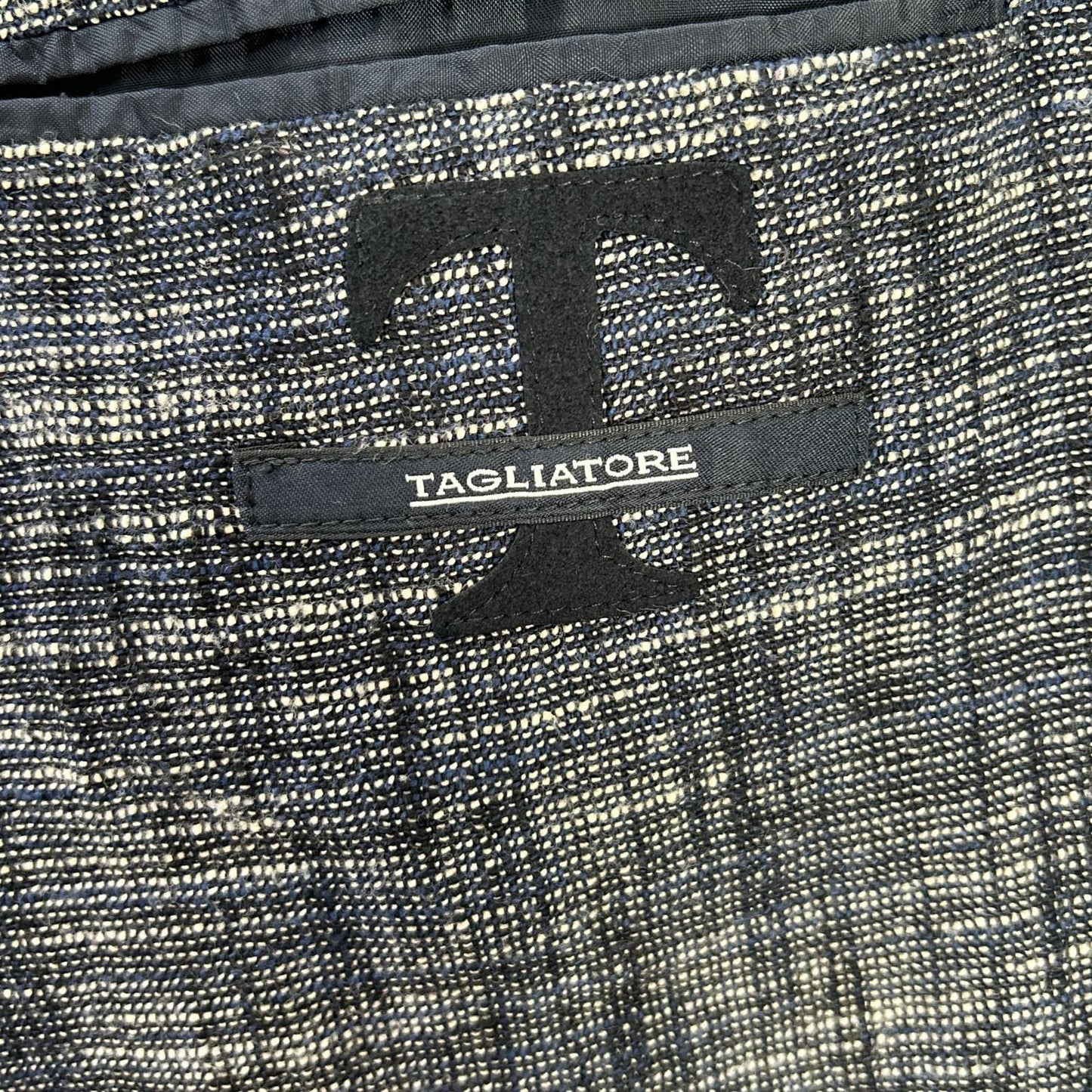 TAGLIATORE タリアトーレ 1SMC26K グレー ピークドラペル コットン ツイードシングルジャケット ジャケット