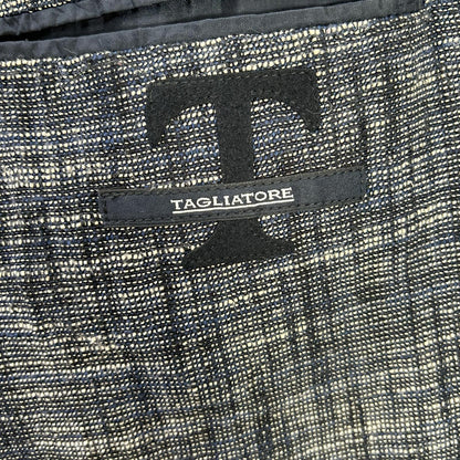 TAGLIATORE タリアトーレ 1SMC26K グレー ピークドラペル コットン ツイードシングルジャケット ジャケット