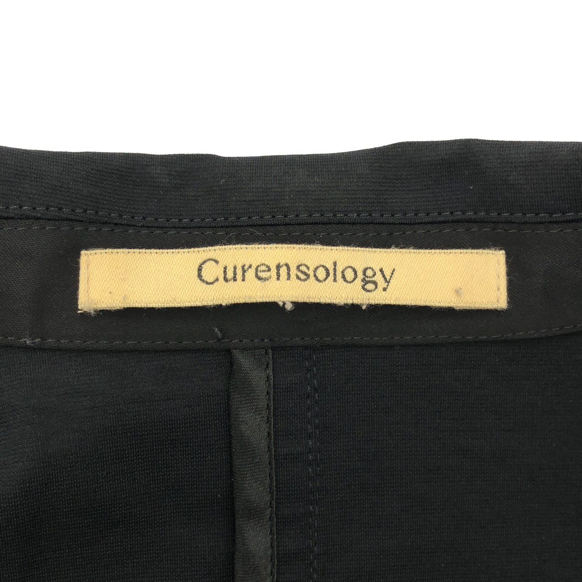 カレンソロジー Curensology 25SS ネイビー ポンチテーラードジャケット ジャケット