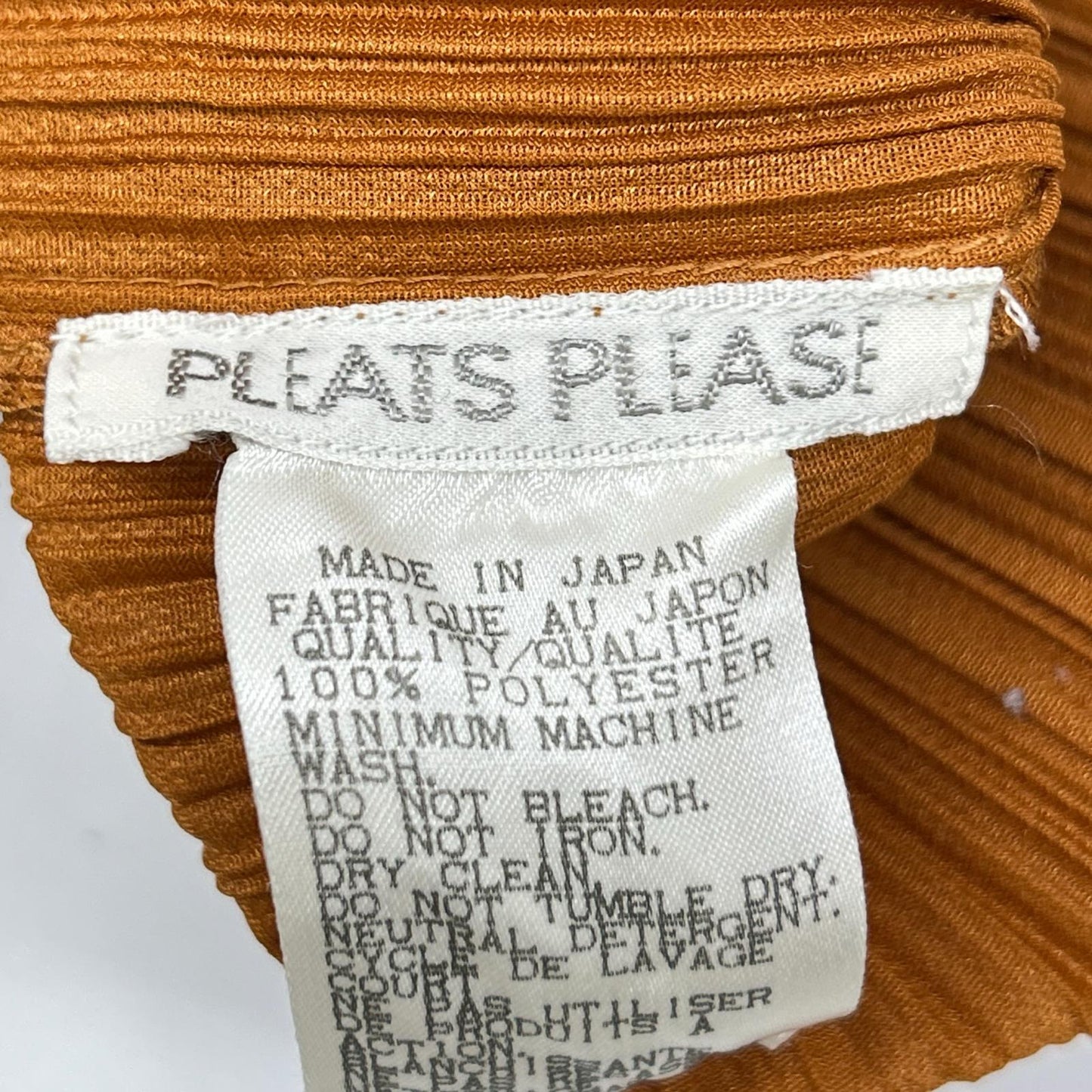 PLEATS PLEASE プリーツプリーズ PP91-JH092 オレンジ フリンジノースリーブワンピース ワンピース