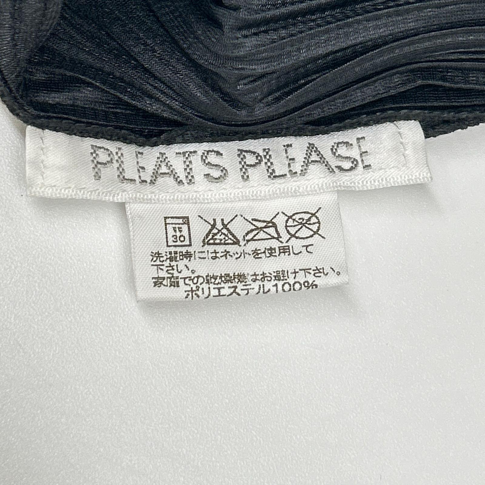 PLEATS PLEASE プリーツプリーズ PP33-JK632 ブラック 魚 フィッシュプリントモックネックノースリーブトップス トップス