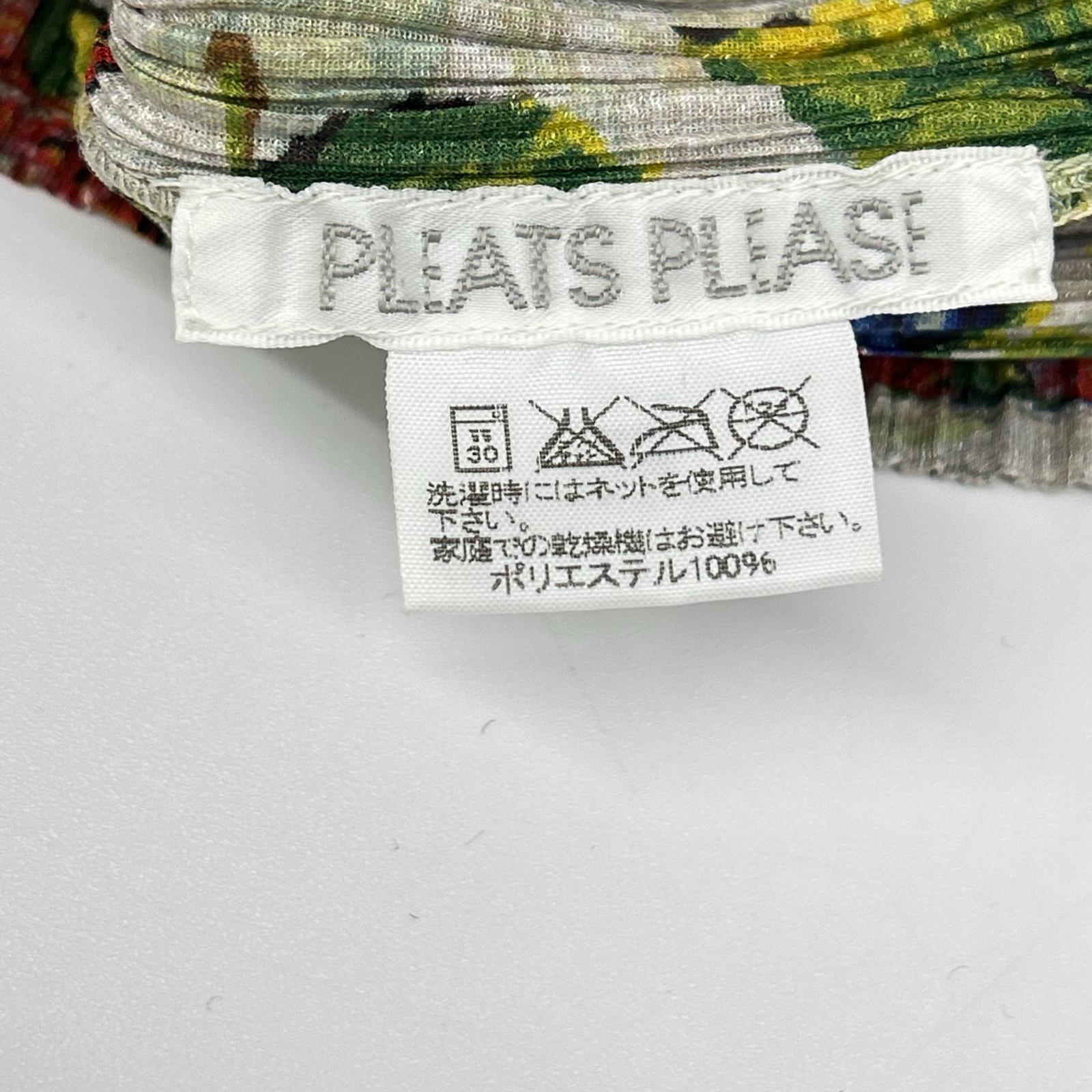 PLEATS PLEASE プリーツプリーズ PP41-JK682 マルチカラー フルーツプリントショートスリーブカットソー トップス